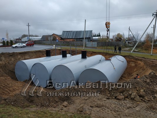 Поставка подземных пожарных резервуаров по Беларуси