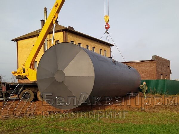 продажа и шеф-монтаж пожарных резервуаров