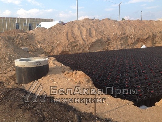 Дренажная система на АЗС Кобрин6