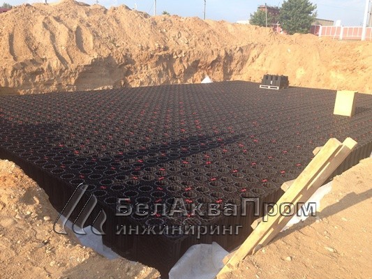 Дренажная система на АЗС Кобрин7