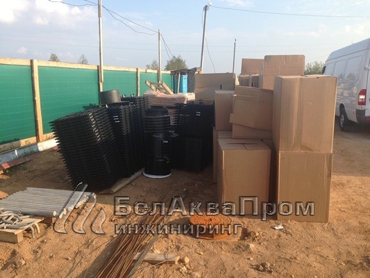 Дренажная система на АЗС Кобрин3