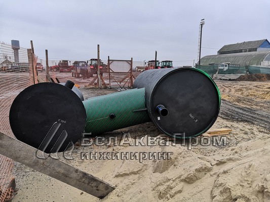 Резервуар и очистные для МорозовичиАгро3