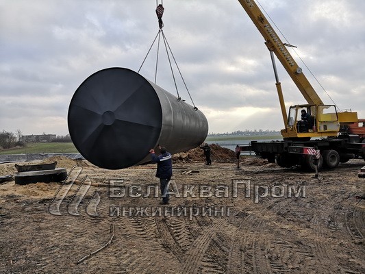 Резервуар и очистные для МорозовичиАгро8